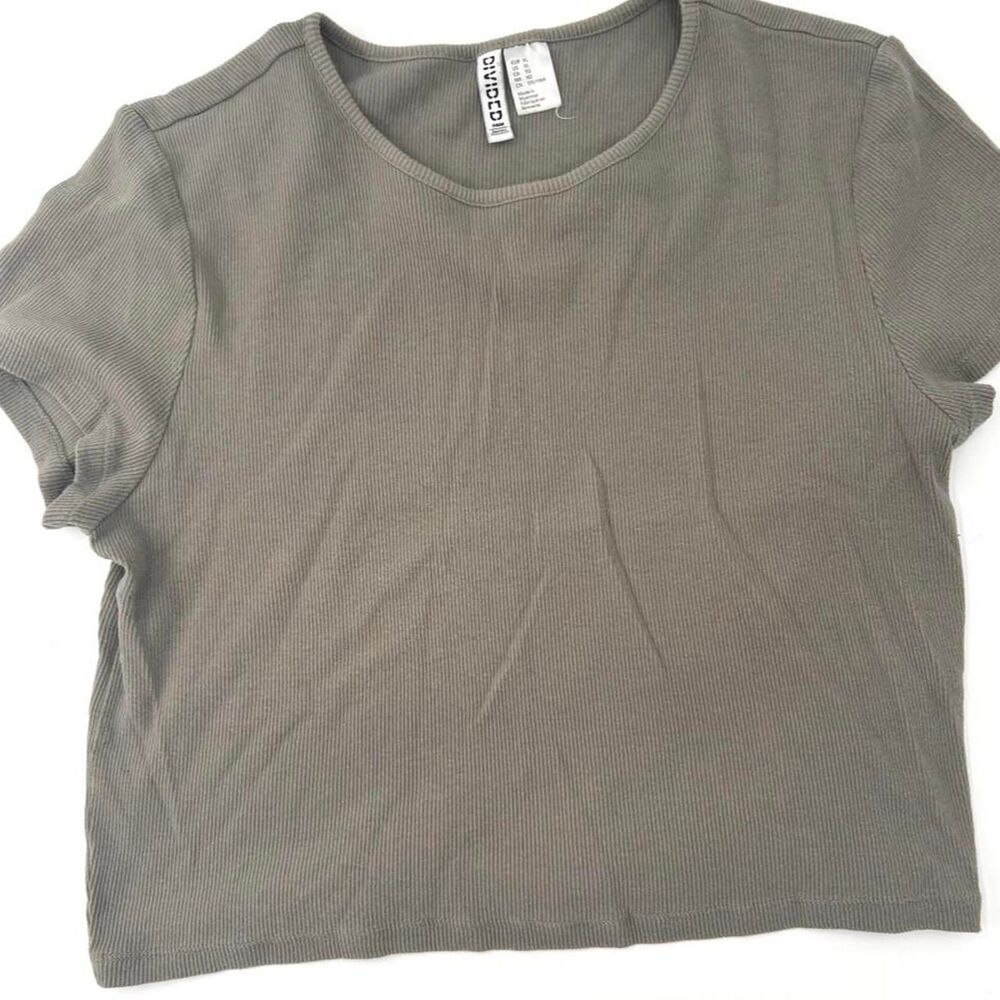 Women's Olive Crop Top